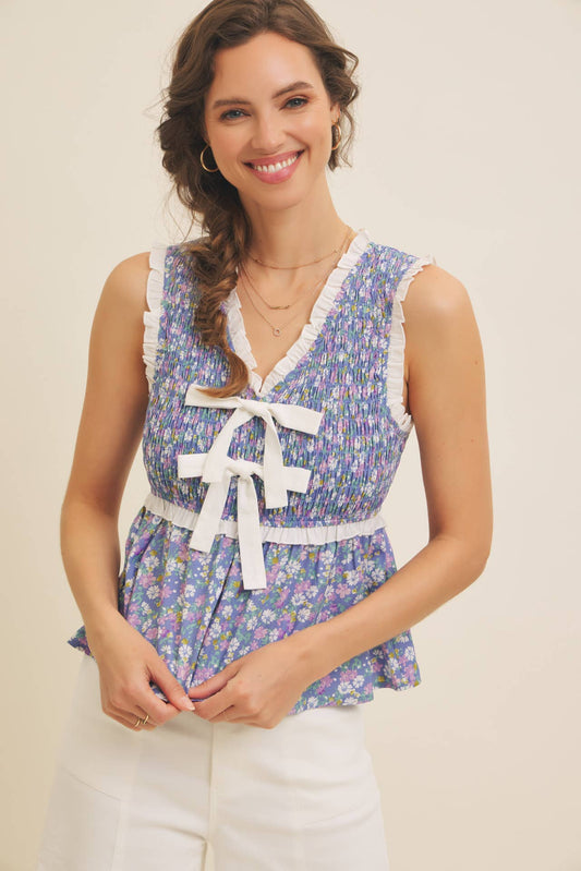 Garden Party Smocked Top