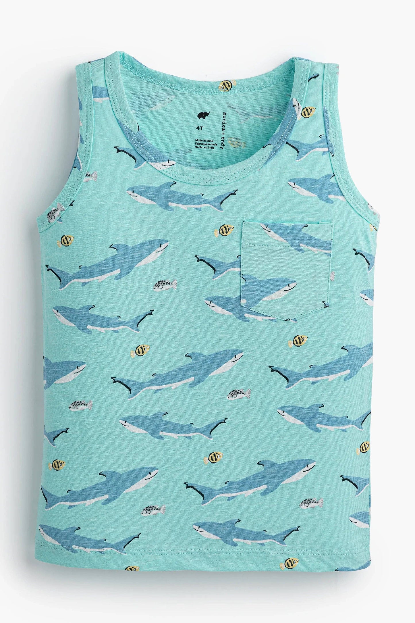 Swimming with Sharks Sunshine Tank Top + Pocket Short Set