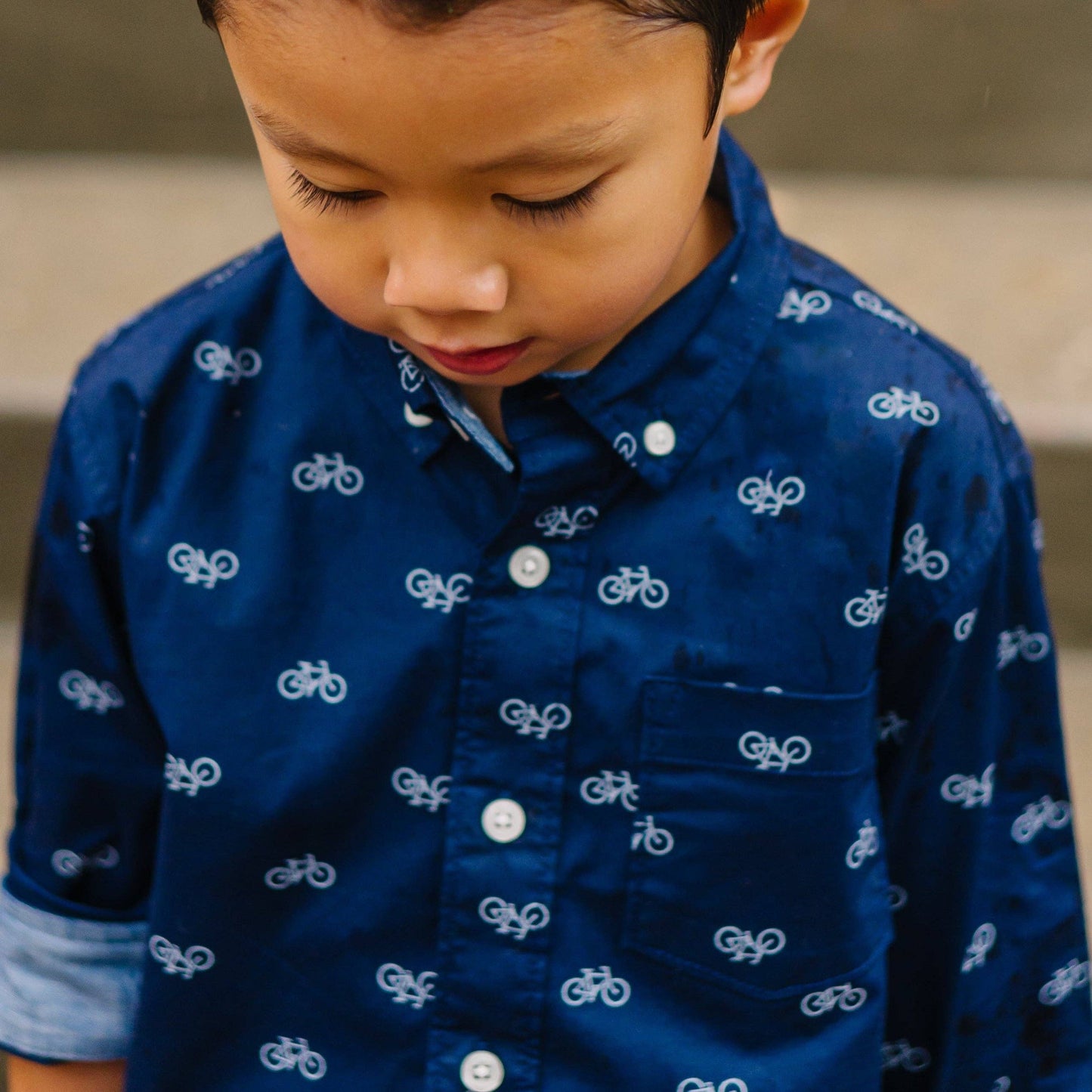 Organic Stretch Poplin Button Down Shirt