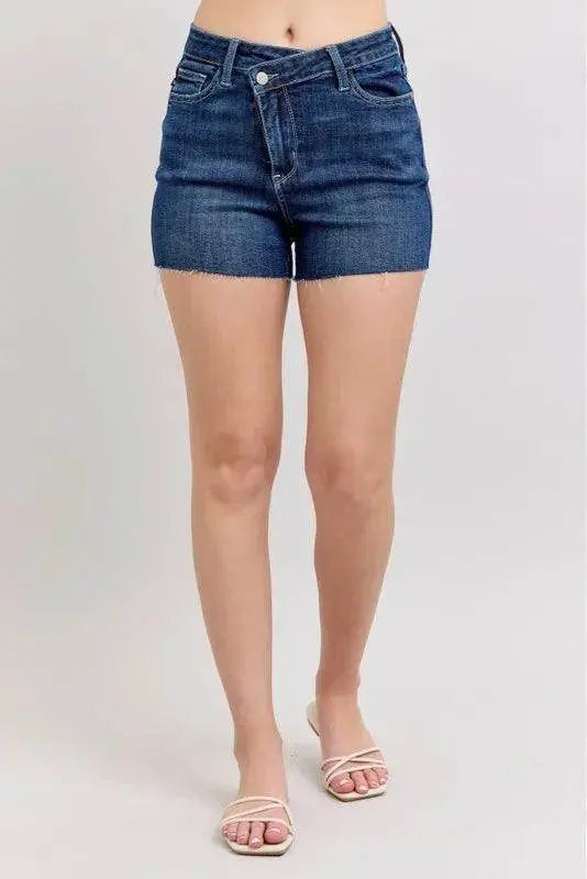 Judy Blue Criss Cross Shorts