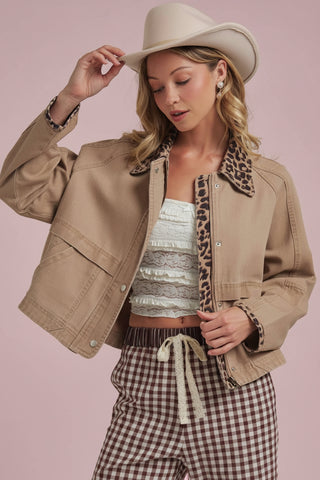 Women's Vintage Oxford Canvas Twill Fall Barn Jacket