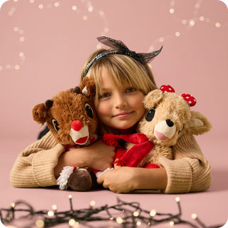 Rudolph with Scarf Warmies Official Licensed Product Christmas