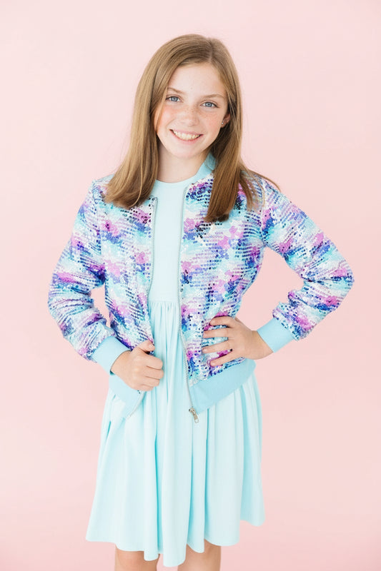 Mermaid Flip Sequin Jacket