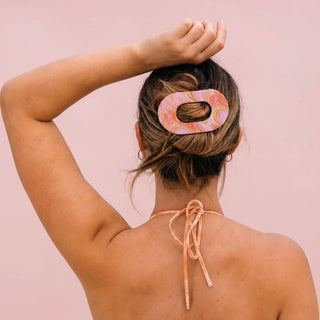 Just Keep Swimming | Large | Flat Round Hair Clip