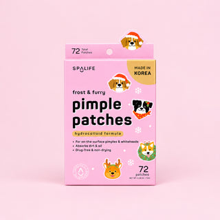 Christmas Holiday Frosty & Furry Hydrocolloid Pimple Patches