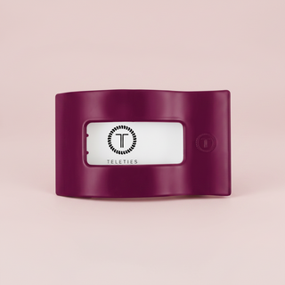 TELETIES Mulberry Large Flat Rectangle Hair Clip