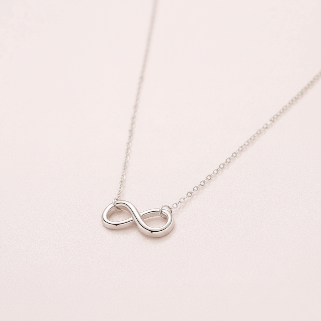 Sterling Silver Infinity Necklace