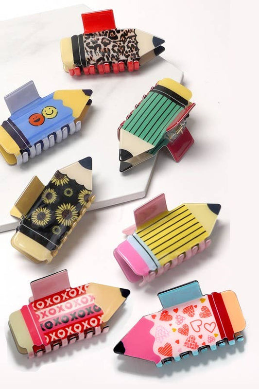 Pencil Claw Clip