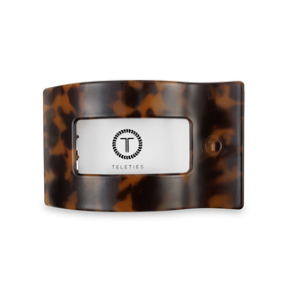 Flat Rectangle Hair Clip | Medium | Tortoise