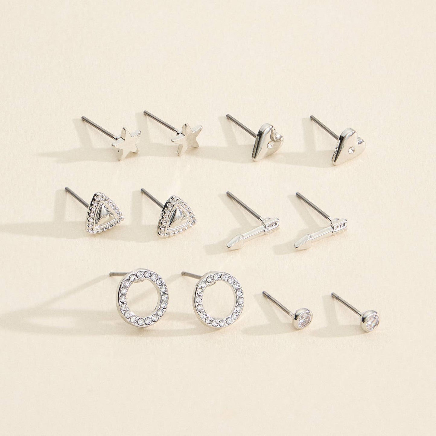 18K Gold-Dipped Stud Earrings