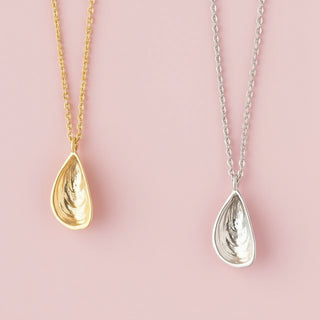 Oyster Shell Charm Necklace