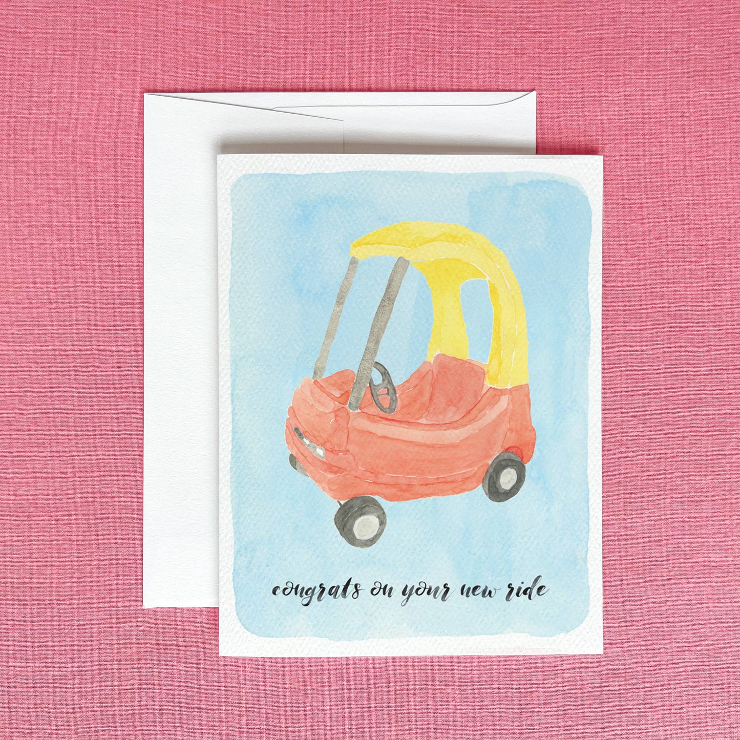Congrats on Your New Ride Greeting Card | Baby Shower Card