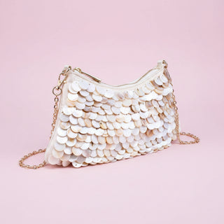 Opalite Iridescent Sequined Evening Bag