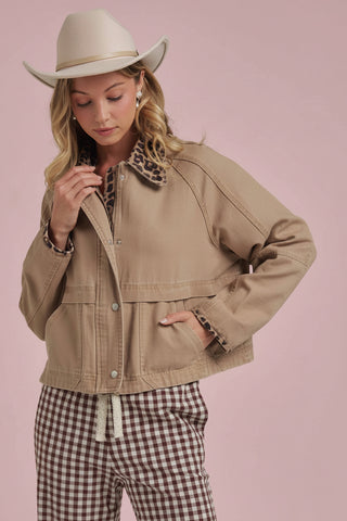 Women's Vintage Oxford Canvas Twill Fall Barn Jacket