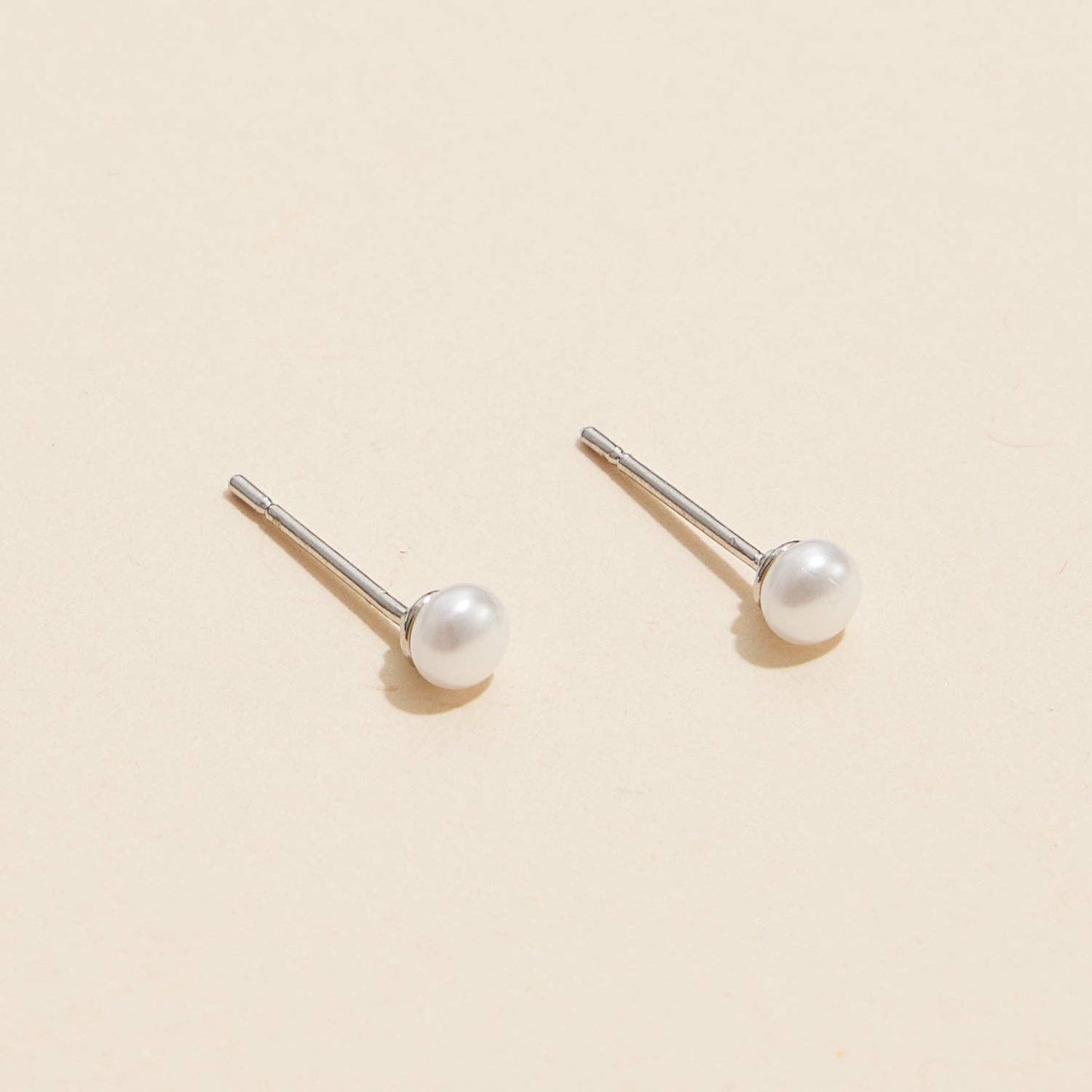 6mm Classic Pearl Stud Earrings