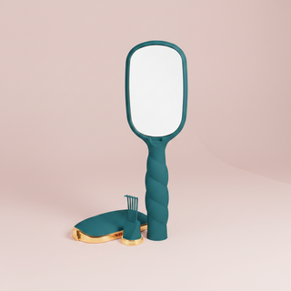 TELETIES Detangler Hair Brush for Medium Hair - Teal With It
