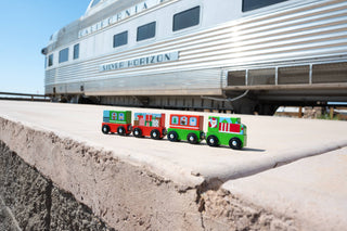 Magnetic Christmas Train Mighty Minis Set of 4