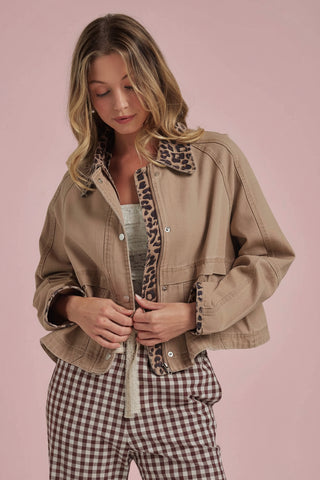 Women's Vintage Oxford Canvas Twill Fall Barn Jacket