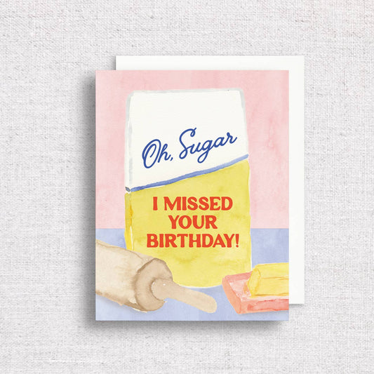 Belated Birthday Greeting Card | Missed Your Birthday Card