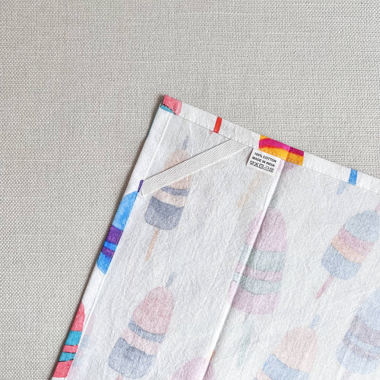 Colorful Buoys Kitchen Towel | Lobster Buoy Tea Towel