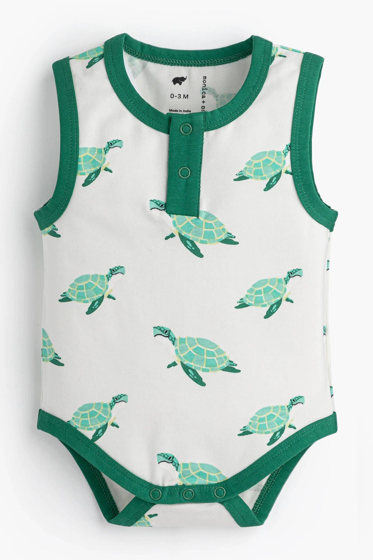 Made for Beach Days Baby Henley Tank Bodysuit + Summer Short Set