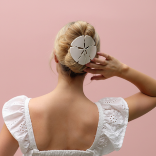 Sand Dollar | Large | Flat Shape Hair Clip