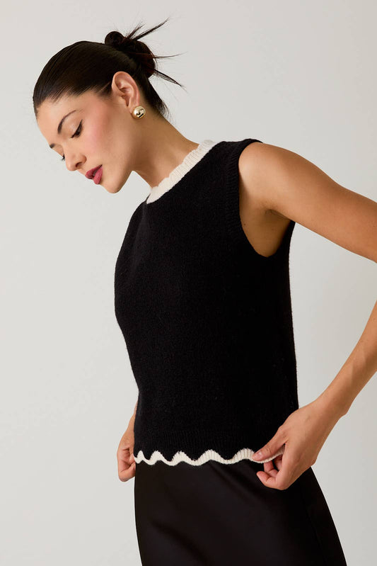 The Scallop Edge Sweater