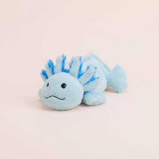 Blue Axolotl Warmies Junior