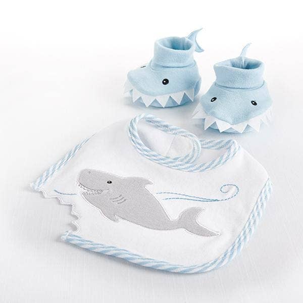 Shark Baby 6-Piece Gift Set Bundle - Blue