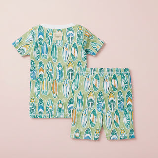Surf Shop Organic Cotton Two-Piece Pajamas
