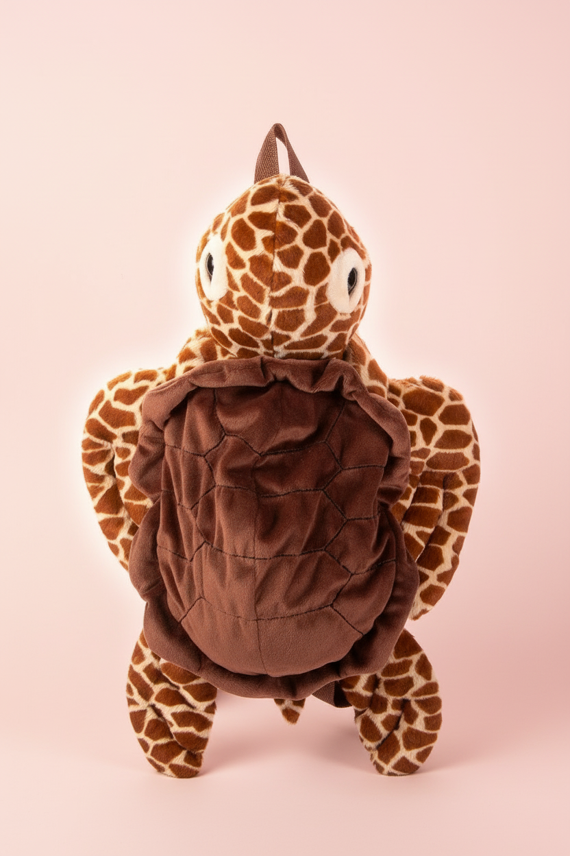 Loggerhead Turtle 20"  Plush Animal Backpack