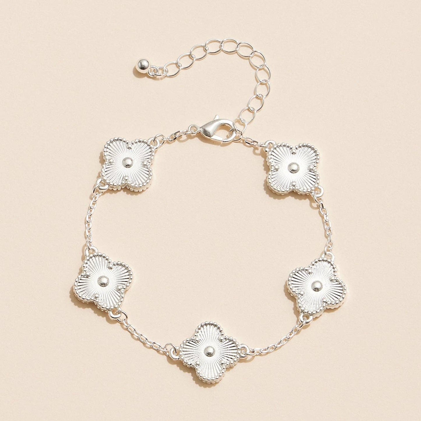 Colorful Shell Charm Bracelet with Gold Detailing