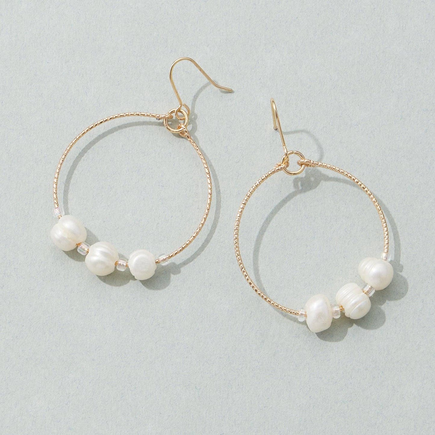 Freshwater Pearl Wired Earrings