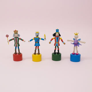 Nutcracker Christmas Push Puppets