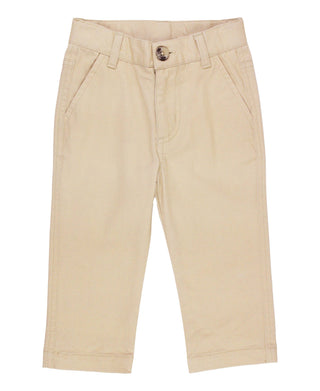 Boys Khaki Stretch Chino Pants