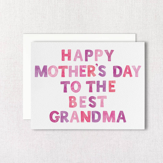 Best Grandma Mother's Day Greeting Card | Card for Grandma