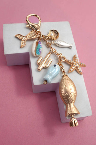 Sea Life-Themed Bag Charm