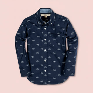 Organic Stretch Poplin Button Down Shirt