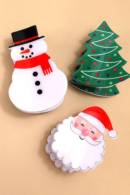 Christmas Claw Clips