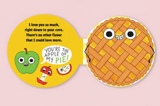 Pie Love You (A Shaped Novelty Board Book for Toddlers) by Steph  Stilwell