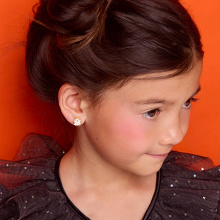Halloween Shimmer Ghost Stud Earrings