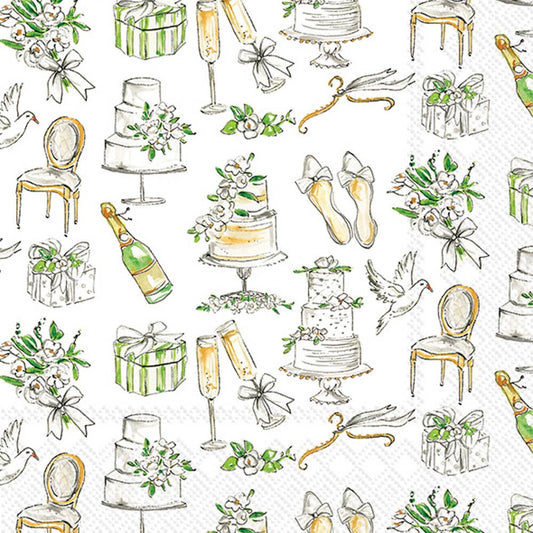 Wedding Paper Guest Towel
