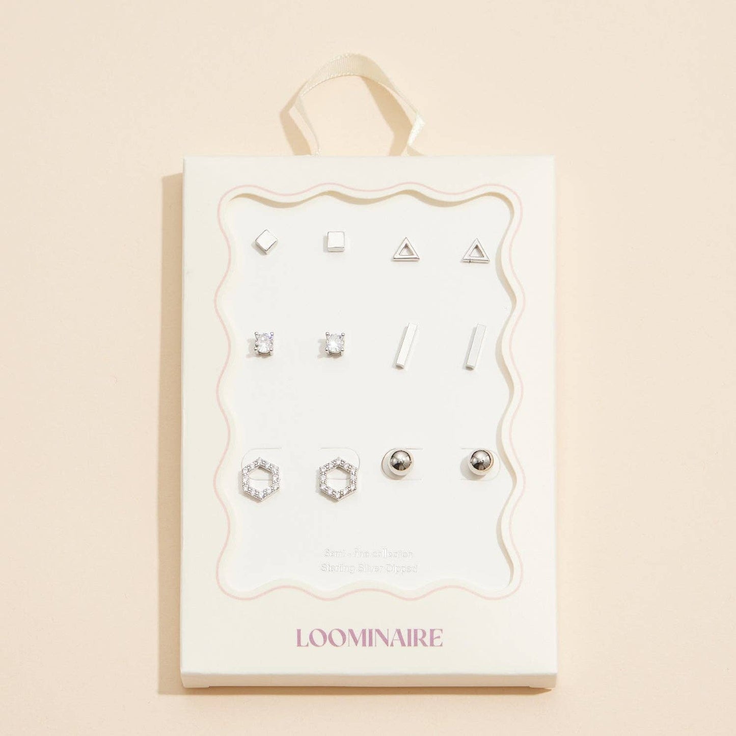 Classic Geometric Earrings - 18K Gold Dipped