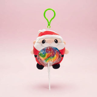 Santa Lollipop Keychain