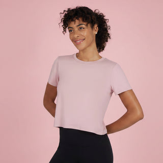 Women's Super Soft Short Sleeve Tee with Tulip Back