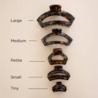 Open Tortoise | Petite | Hair Clip