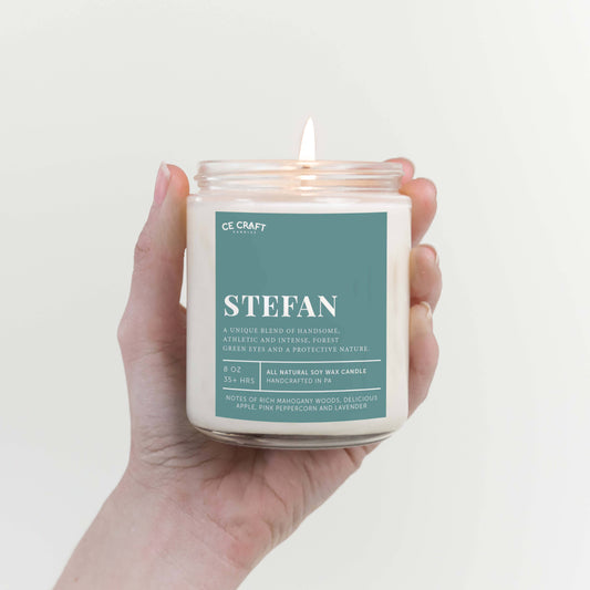 Stefan Salvatore Scented Candle