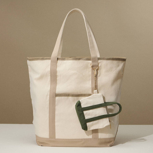 Ecofriendly Basic Cotton Canvas Everywhere Carry Tote