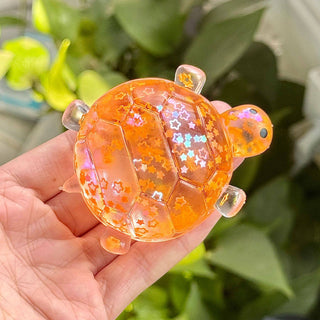 Maltose Glitter Sea Turtle Squishy Toy