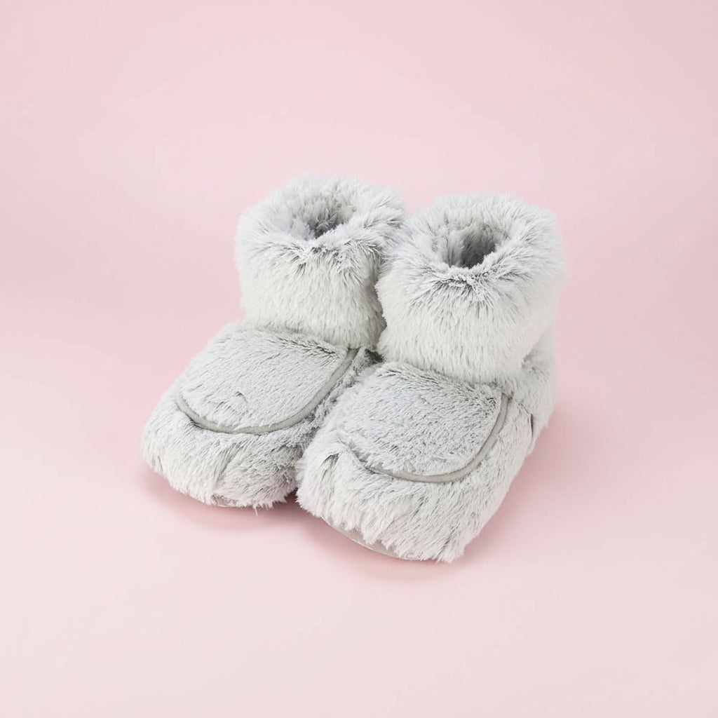 Gray Marshmallow Boots Warmies